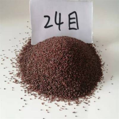 玄光石榴石规格 抛光喷砂水刀砂 石榴石滤料 除锈用石榴石砂