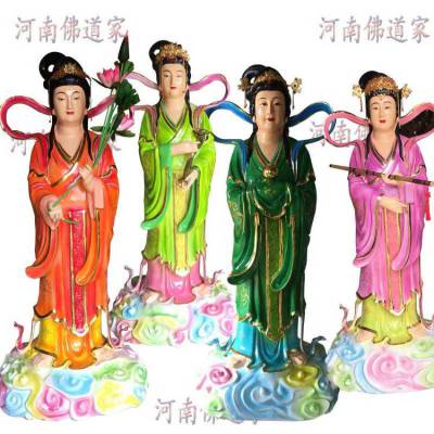 河南七仙女佛像图片 七仙女神像 玉皇宫神像 董永雕像 美女图