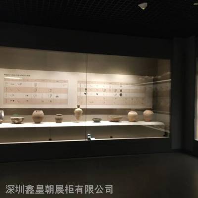 文化馆恒温恒湿展柜定做/邓演达陈列馆/低反射玻璃文物展柜