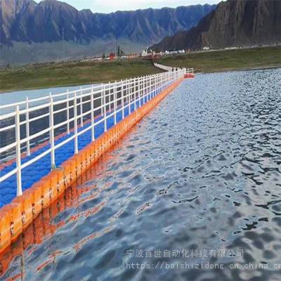 水上平台搭建专用塑料养殖浮筒浮桥网箱钓鱼平台浮箱