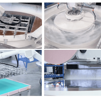 大尺寸工件单面抛光设备 适用于平板玻璃基板精磨与抛光