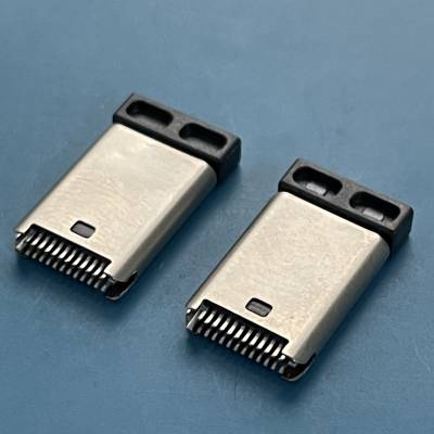 无台阶USB夹板TYPE-C公头24PIN拉伸超薄夹板0.8MM壳长10.0