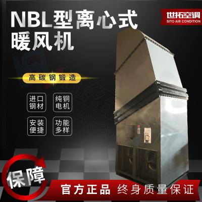 源头厂家 工业离心式暖风机 NBL型暖风 风速高 加热空气 地脚螺栓固定