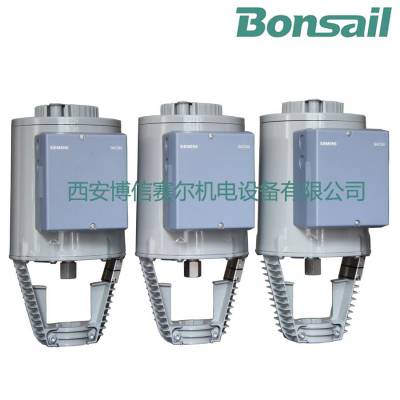 德国西门子法兰直通单向三通/二通暖通电动阀 酒店供暖系统专用