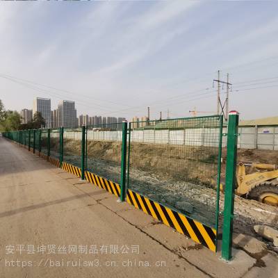西安围挡 西安透明式围挡 绿色西安围挡 坤贤丝网