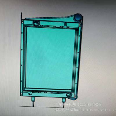 湖北大运P4250水箱中冷器结合组参数型号报价销售