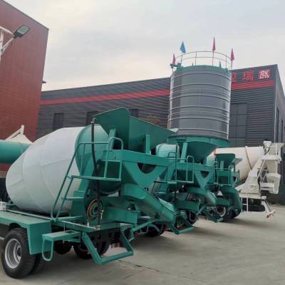 瑞控实业 小型混凝土搅拌车 5轮搅拌运输车 自上料罐车