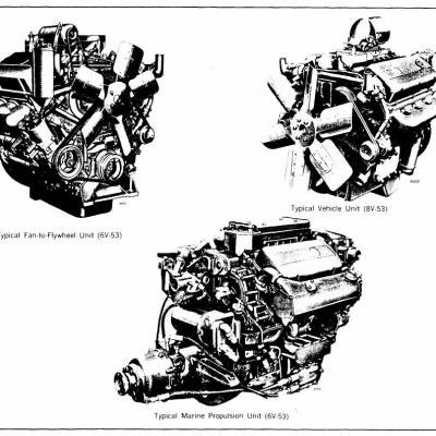 DETROIT底特律柴油机维修零件图册，底特律发动机配件手册