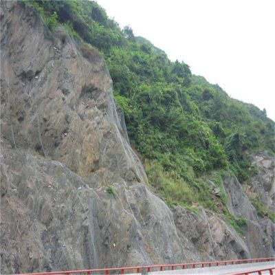 边坡防护生态 贺州热门钢丝绳网 方边坡防护方案