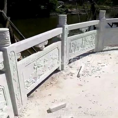 供应批发市政石材栏杆 别墅寺庙用防护栏板 栏河板定做