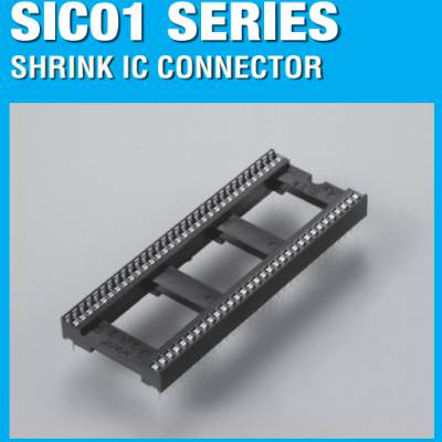 KEL连接器 SIC01系列  1.778mm 间距/收缩 IC 连接器SIC01-028-36