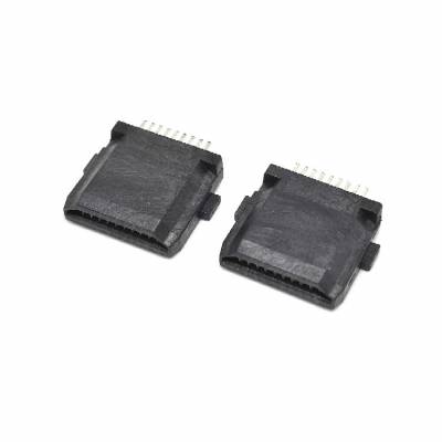 HDMI 19PIN夹板公头 夹板1.6 黑色全塑 带卡位 测试插头