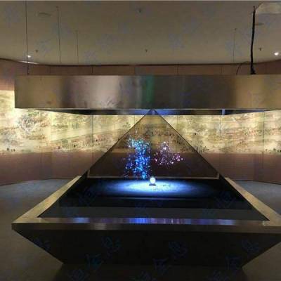 镜面展示幻影成像沉浸式空间人影跟随建筑投影