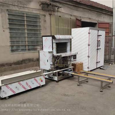 祥永圆馒头生产线 半自动馒头生产线 四折方馒头机 小型方馒头生产线