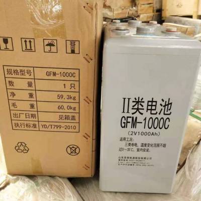 圣阳蓄电池GFM-1000C 2类电池 2V1000AH 电厂变电站