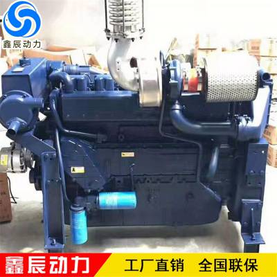 潍柴WP12船用柴油机 350马力发动机带齿轮箱波箱船用4102发动机