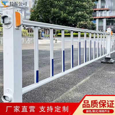 马路车辆分流栏杆 市政护栏 城市道路围栏 人行道栅栏