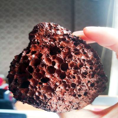 庐山市天然冰裂纹孔洞石室外花园庭院广场不规则防滑火山岩碎拼网贴