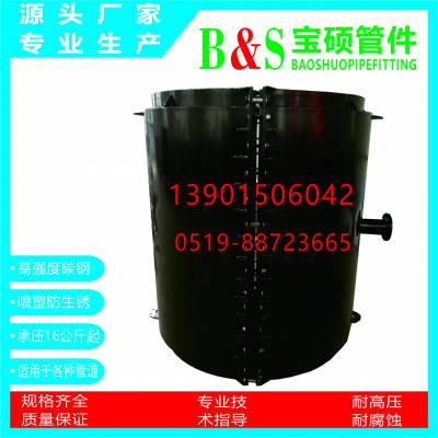 宜春市厂家销售优质钢塑PE管 自来水管道承插哈夫抢修节