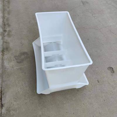 种鸭舍塑料鸭食槽长方形鸭子吃料箱大容量鸭鹅料箱