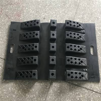 消防设备用水带护桥车辆减速过桥板防压槽水龙带橡胶护板