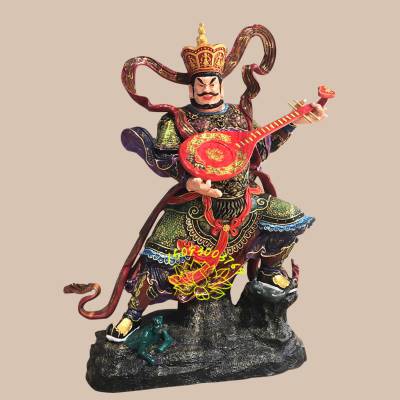 树脂持国摆件佛教护法神多闻广目增长
