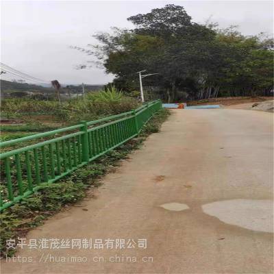 乡村高端小栅栏 公园装饰围栏 绿化用不锈钢竹节护栏