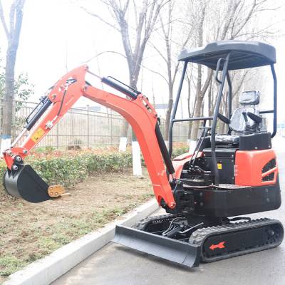 室内装修沃特20挖掘机苗木移栽小型挖土机温室内种植迷你微挖机