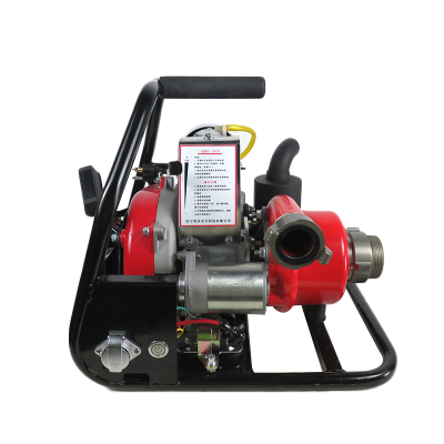 电启动背负式森林消防泵QBE-260泵与喷枪水带距离≥300尺