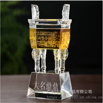 琉璃帆船礼品 水晶摆件纪念品定做 型号 23 设计风格 简约