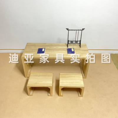 新中式仿古家具仿古桌茶桌棋桌国学桌实木桌