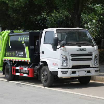 优质江铃5方6方压缩垃圾车 限高2.2可进地下室压缩垃圾车