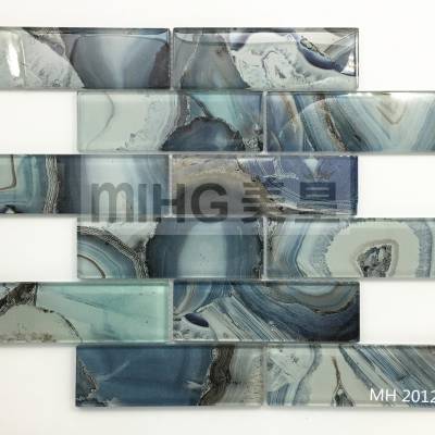 美皇马赛克工厂 生产各类玻璃马赛克 夹胶夹丝玻璃马赛克 喷墨打印马赛克拼图