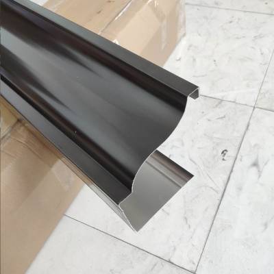 广东揭阳配送成品檐沟滴水槽铝合金檐槽pvc天沟落水槽