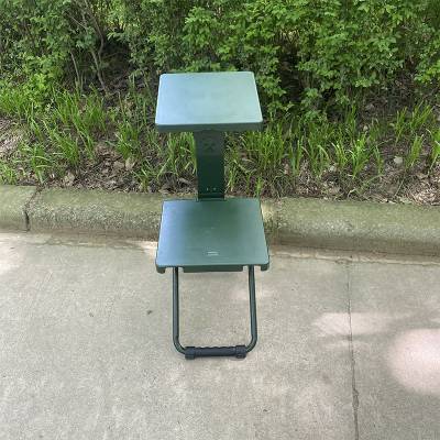 多功能写字椅 便携式学习凳 军绿野战户外折叠椅 厂家自营
