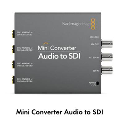 音频加嵌器 blackmagic Mini Converter Audio to SDI 转换器