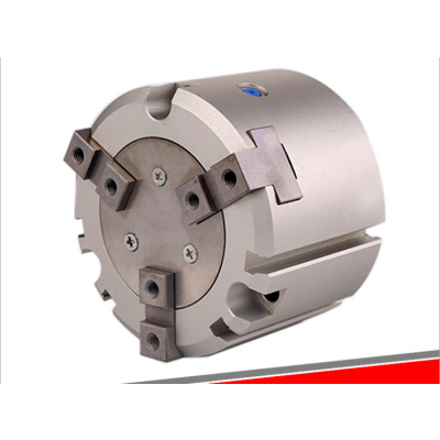 smc平行开闭型圆柱爪气动手指气缸mhs320d夹紧平行气爪气动三爪