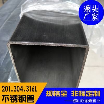 不锈钢厚方管价格 深圳100x100x3.0不锈钢304方通