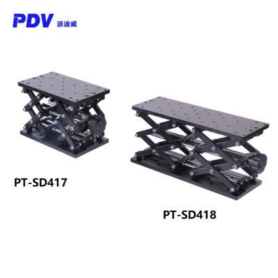 大行程Z轴升降平台 手动升降台 上升调节台 手动上下移动台 PT-SD418