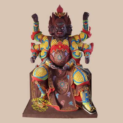 众缘供应道教火神爷像火德真君图片火神祝融佛像玻璃钢彩绘