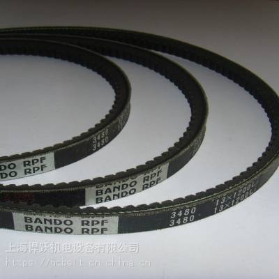 供应阪东汽车皮带RPF3480发动机带齿三角带BANDO