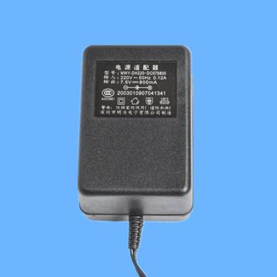 12V 1000mA直流电源适配器 DC12V 1A变压器电源 明为