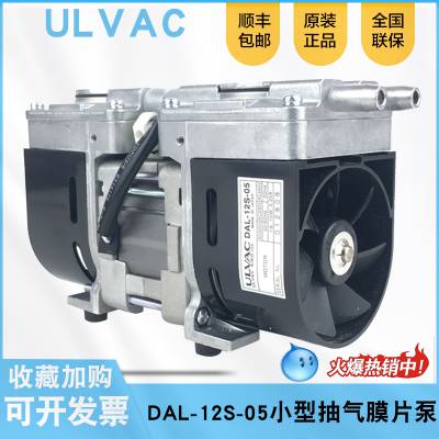 ULVAC日本爱发科膜片干式真空泵DAL-12S-05小型工业用吸附抽气排气家电医疗器械