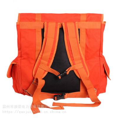 森林水带背包橙色便携式应急灭火背包消防员救援帆布包