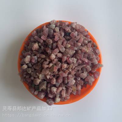 厂家供应佩饰装饰用彩色电气石 水处理托玛琳颗粒 粉红碧玺原石