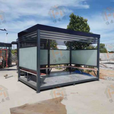 车间吸烟亭泉州惠安工地吸烟亭订做价格