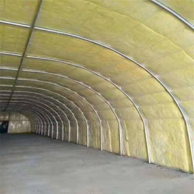 铝箔玻璃棉板吸音吊顶10mm厚纤维玻璃棉卷毡板材