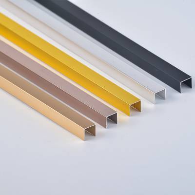 边衣柜金属压边条 铝合金l型木地板压条封边条7型阳角门槛装饰条90度