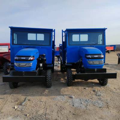 晟鑫建筑工地装货物柴油四不像简易棚四驱双缸拖拉机