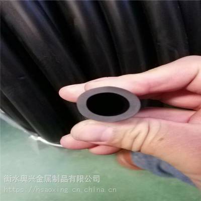 奥兴 黑色硅胶管 耐高温绝缘橡胶硅胶管 工业硅橡胶套管